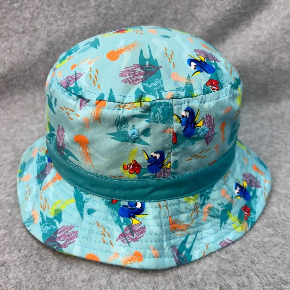 Finding Dory Nemo Kids Blue Disney Pixar Bucket Hat Sun Cap OSFM